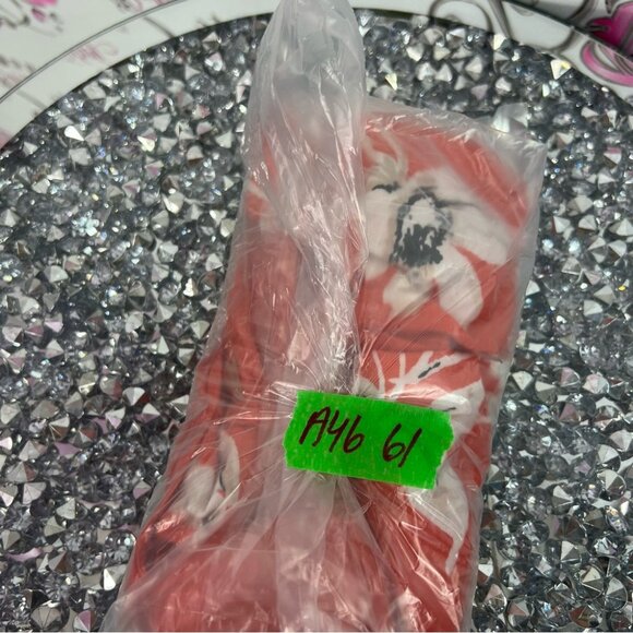 Volcom tank top buttons logo metal charm flowers Red Floral Camisole Top - Picture 10 of 10